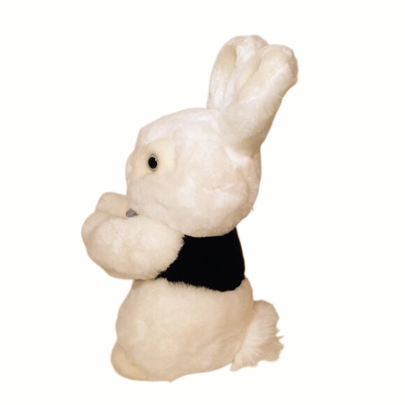 Vintage America Wego White Bunny Rabbit Plush Stuffed Toy 13" - Picture 6 of 7